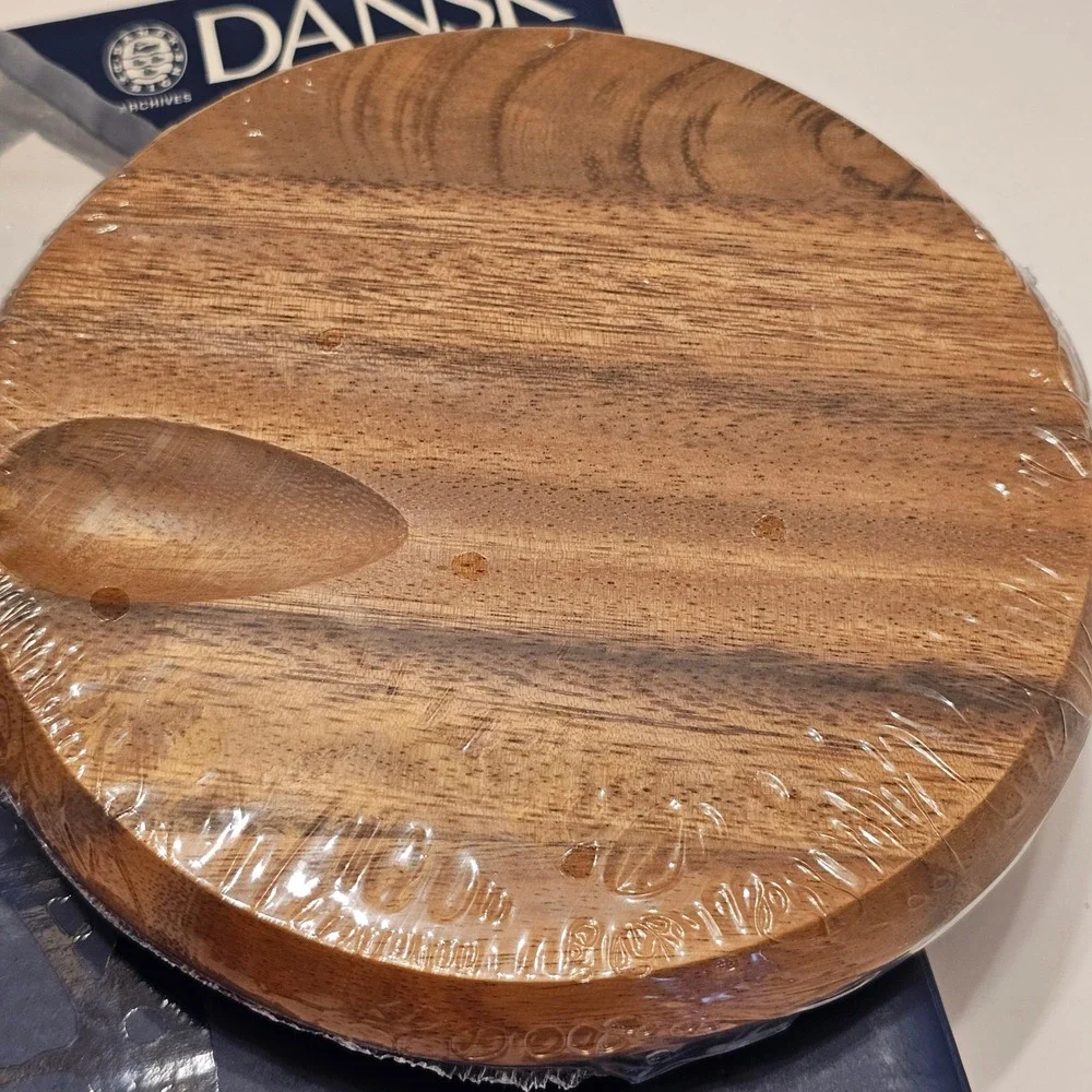 Dansk Vivianna Citrus Board and Knife Set Wood Stainless Steel Torun Vintage NOS